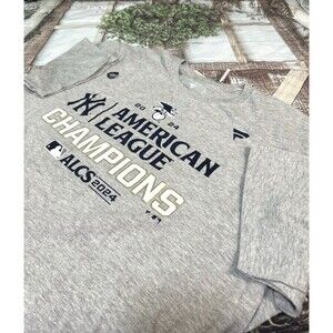 New York Yankees Fanatics 2024 American League Champions Locker Room T-Shirt